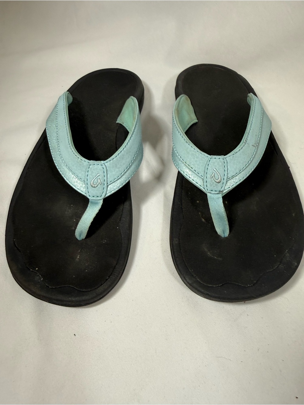 Light Blue Women's Flip Flop Sandals - Comfort Thong Style